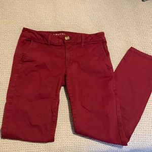 Burgundy AEO pants